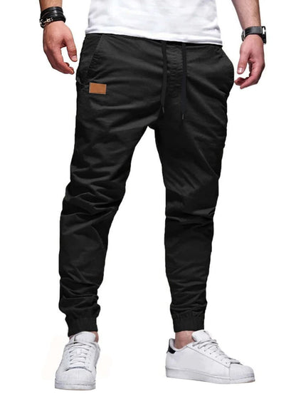 Mens Casual Pants Loose-fitting Straight-leg Trousers Long Pants