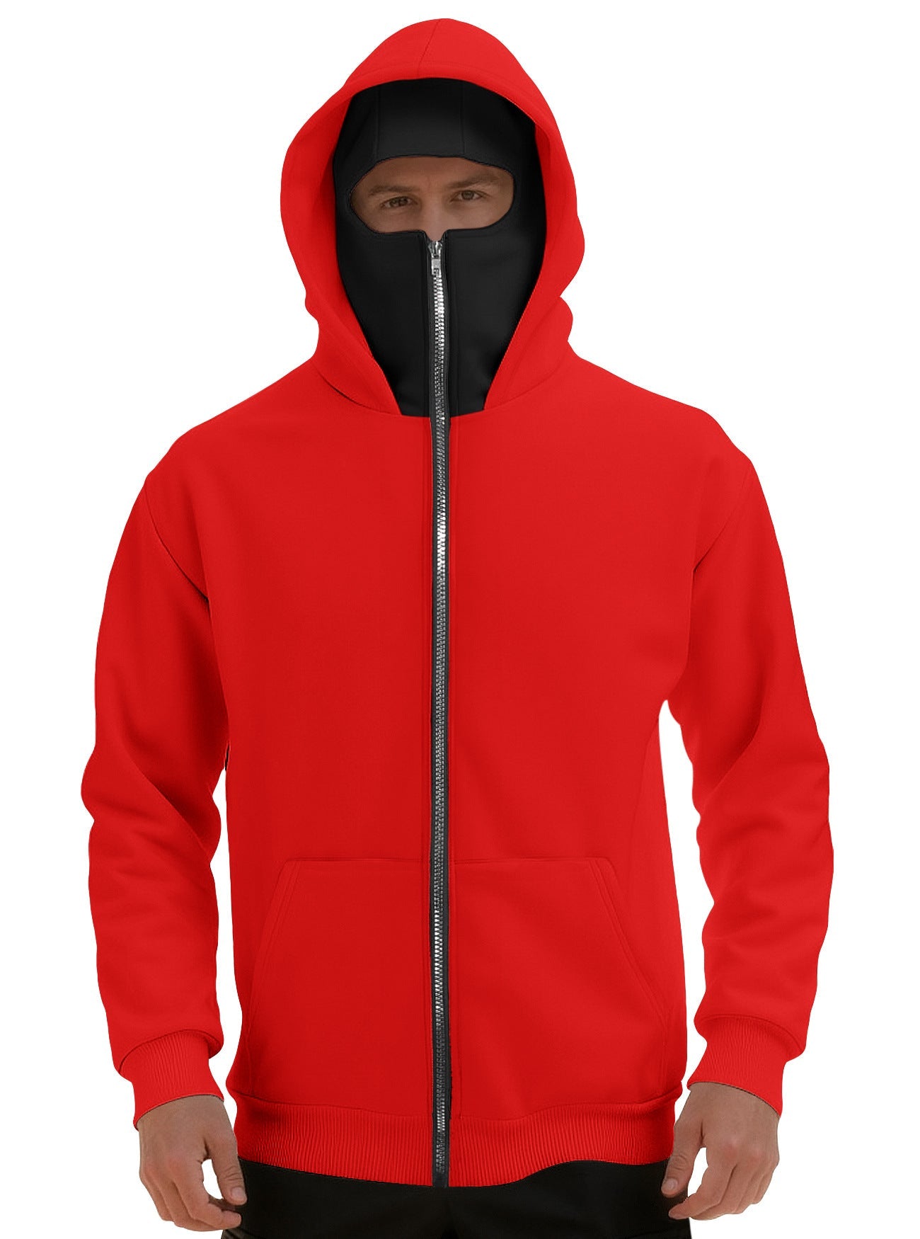 Mens Large-Size Warm And Windproof Casual Jacket