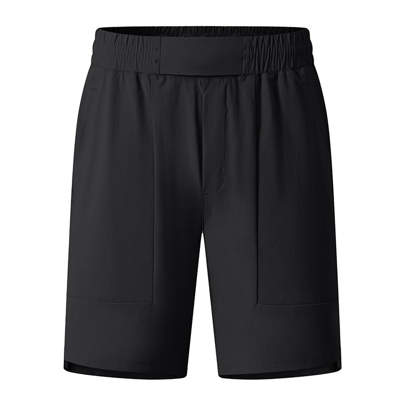 Lulu's New Summer Outdoor Ice Silk Shorts For Men, Quick-Dry Casual Sports Pants For Commuting, Running, And Fitness