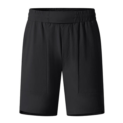 Lulu's New Summer Outdoor Ice Silk Shorts For Men, Quick-Dry Casual Sports Pants For Commuting, Running, And Fitness