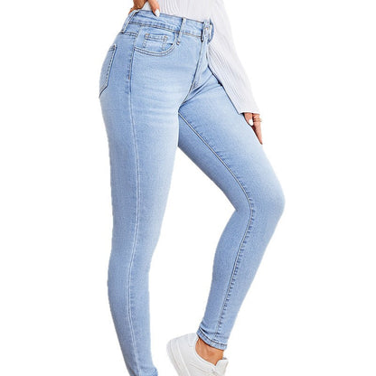 Fashionable Womens Stretchy Slim-Fit Denim Bootcut Pants