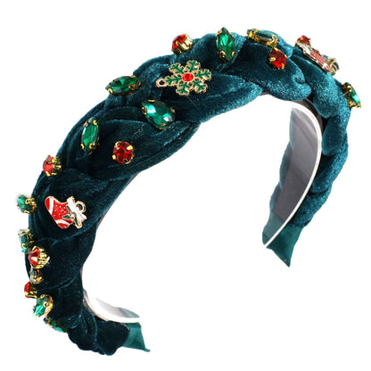 Christmas Snowflake Rhinestone Headband