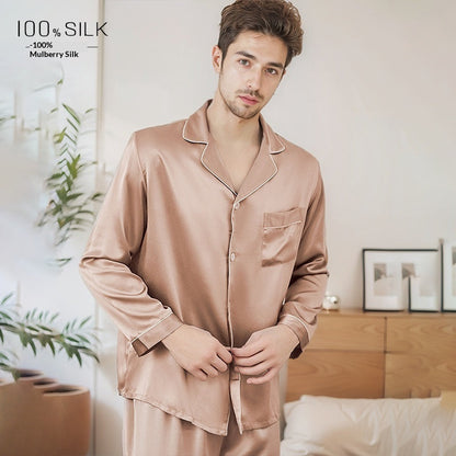 Mumi Heavyweight Silk Pajamas For Men