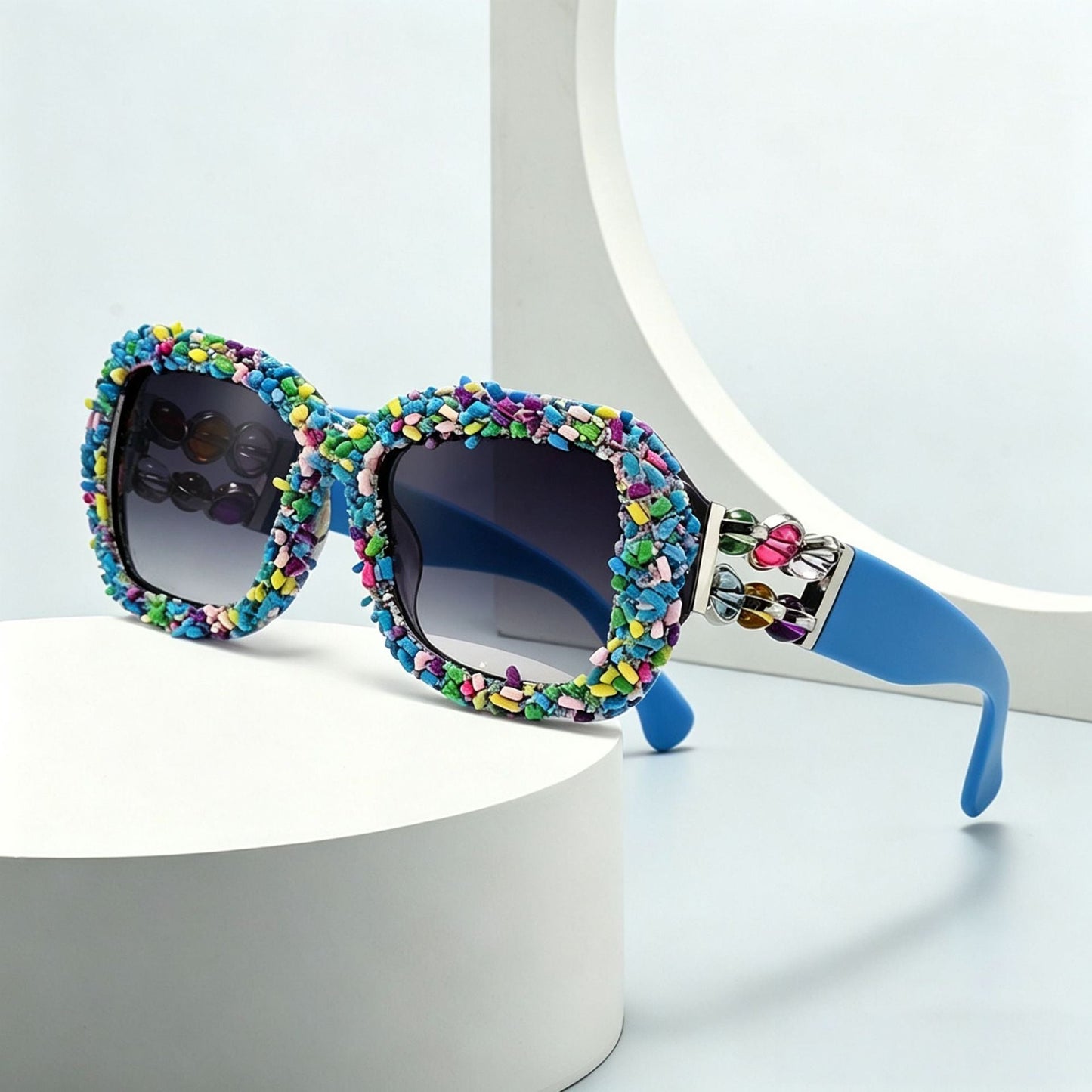 Square-frame Sunglasses Versatile Shades For Beach Vacations