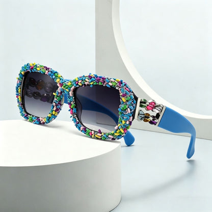 Square-frame Sunglasses Versatile Shades For Beach Vacations
