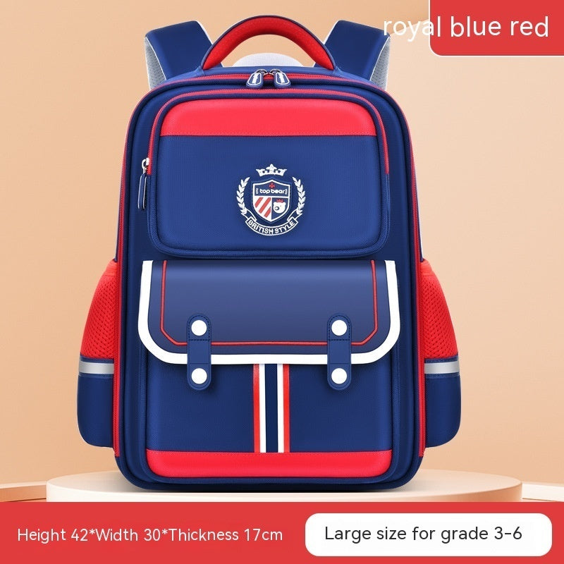 Boys And Girls British Style Student Backpack