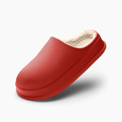 Large Size Men's And Women's Waterproof Non-slip Warm Cotton Slippers
