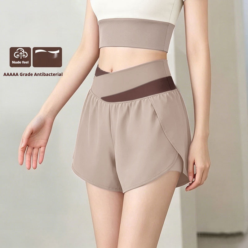 Sports Bra And High-waisted Tummy-control Shorts