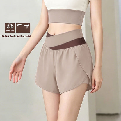 Sports Bra And High-waisted Tummy-control Shorts