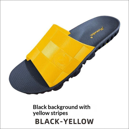 Mens Non-absorbent Rubber-soled Casual Slippers
