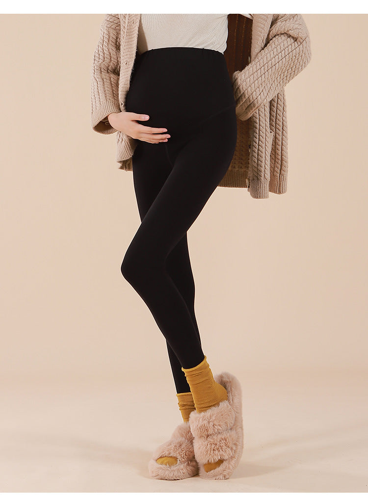 Wool Pregnant Women's Pants Extra Thick Warm With Velvet