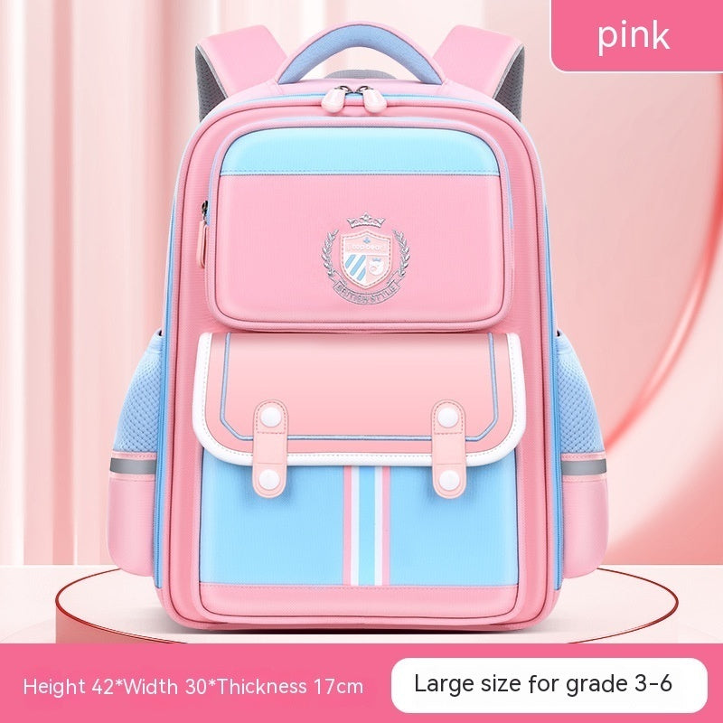 Boys And Girls British Style Student Backpack