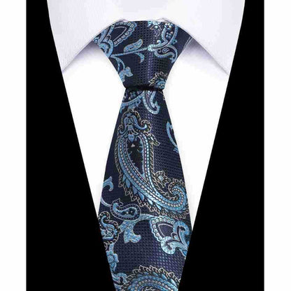 Usiness Striped Hand-stitched Polyester Tie
