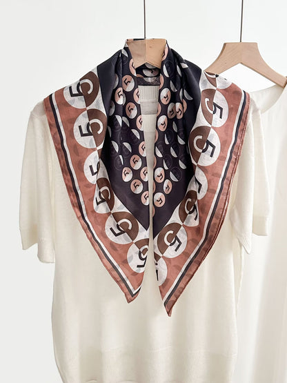 Women's Vintage High-end Outer Silk Scarf