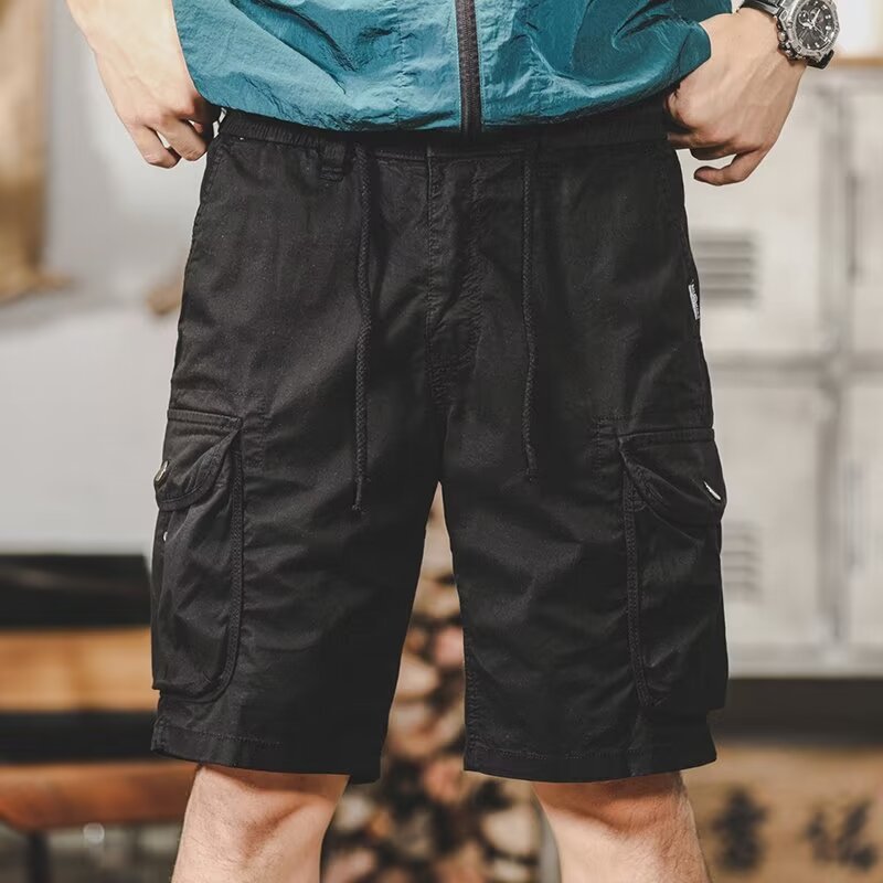 Casual Athletic Loose-fitting Straight-leg Capri Pants
