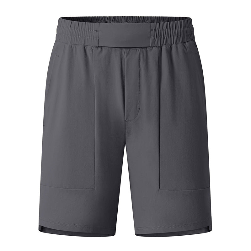 Lulu's New Summer Outdoor Ice Silk Shorts For Men, Quick-Dry Casual Sports Pants For Commuting, Running, And Fitness