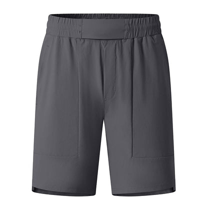 Lulu's New Summer Outdoor Ice Silk Shorts For Men, Quick-Dry Casual Sports Pants For Commuting, Running, And Fitness
