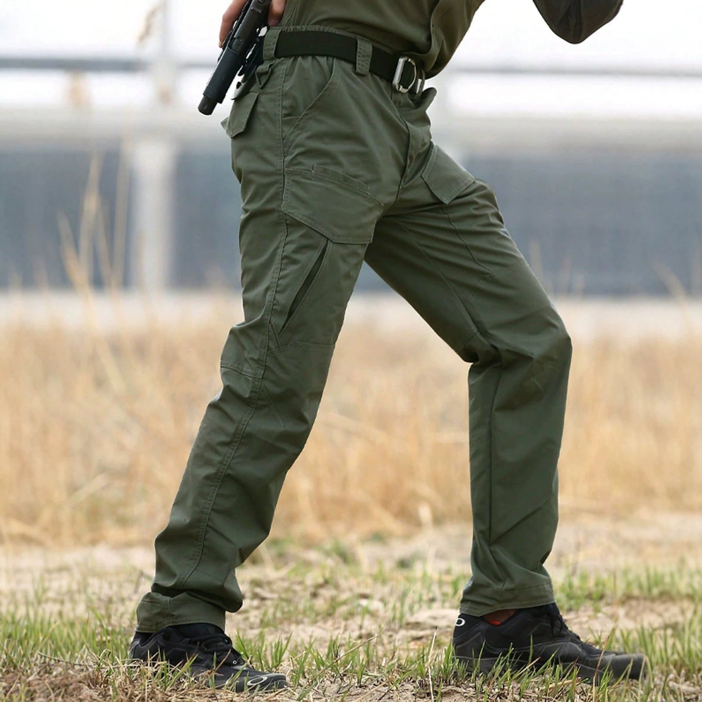 Solid-color Versatile Workwear Pants For Men