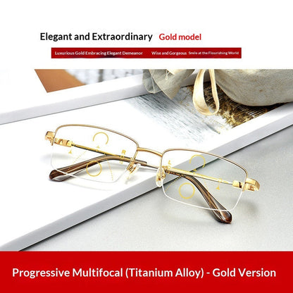 Multi-focus Reading Glasses For Near And Far Use
