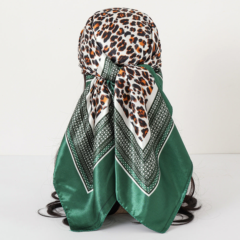 Classic Satin Womens Shawl Headscarf And Scarf