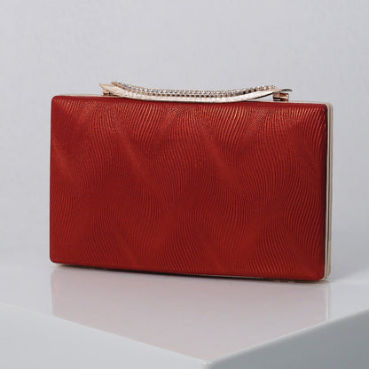 Dinner Party Fashion One-shoulder Clutch Dress All-match Small Square Bag