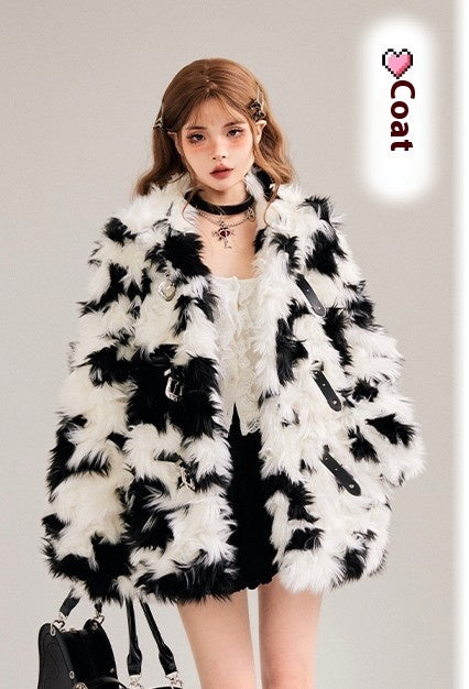 Plush Colored Environmentally Friendly Fur And Cotton Clothing