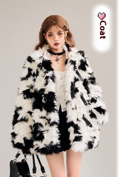 Plush Colored Environmentally Friendly Fur And Cotton Clothing