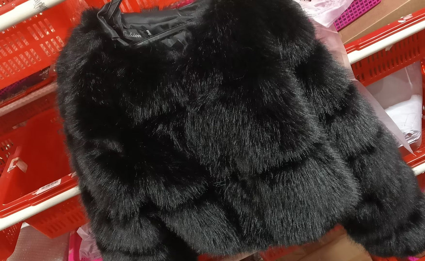 Warm Short Raccoon Fur Women's Clothing Leather Fur Coat