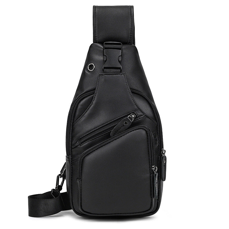 Full-Grain Cowhide Vintage Crossbody Bag
