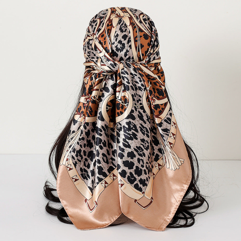 Classic Satin Womens Shawl Headscarf And Scarf