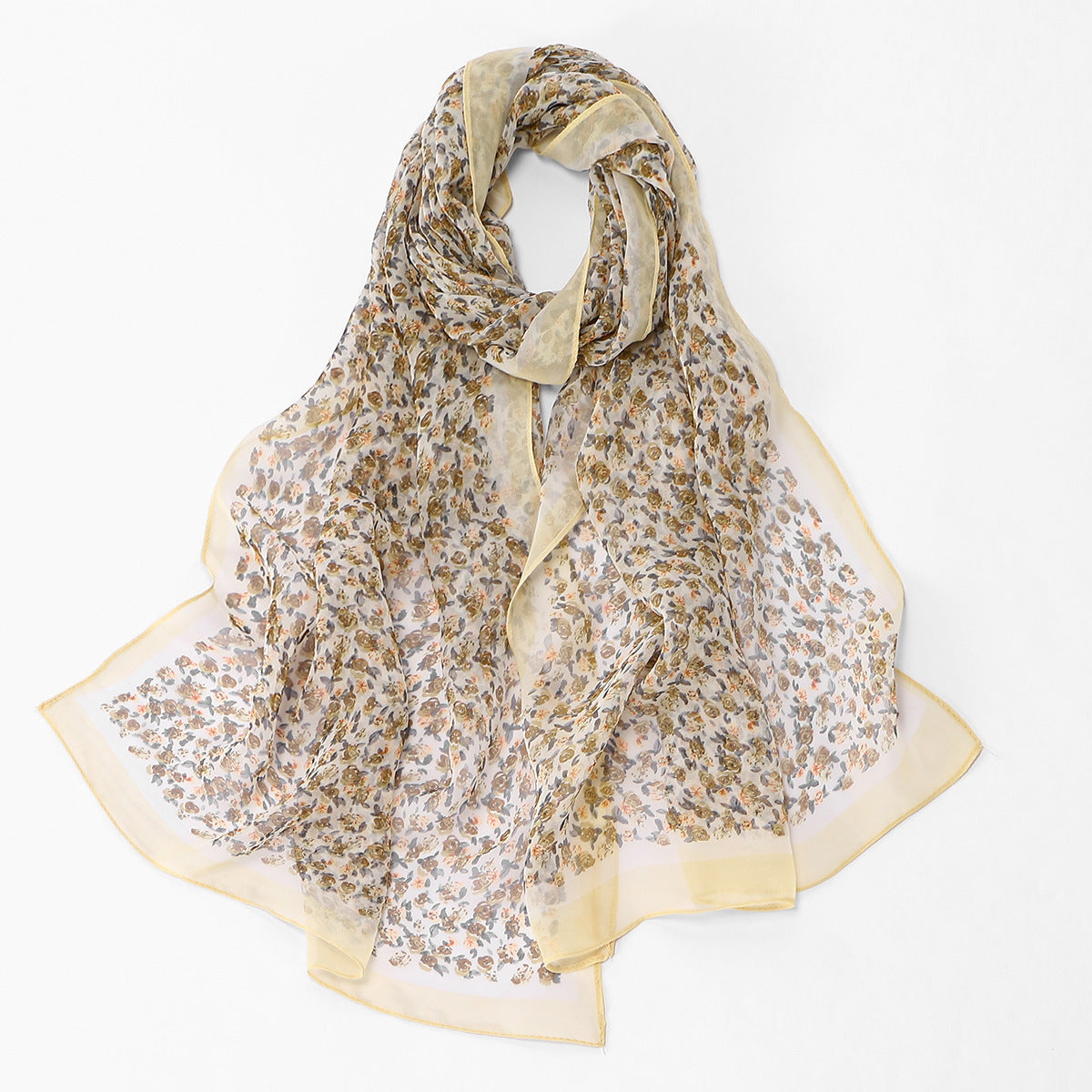 Floral Elegant Versatile Womens Fashionable Outer Shawl