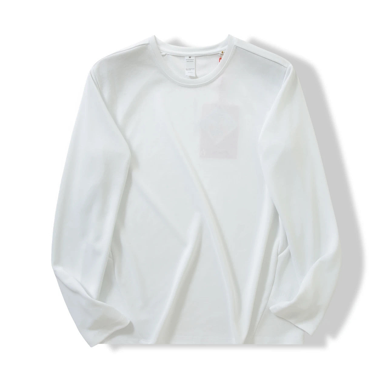 Lightweight Quick Dry Long Sleeve Crew Neck Shirts For Men, Breathable Athletic Tee For Fitness, Running, Travel, Hiking, Casual Daily Spring & Autumn Outfit