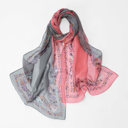Floral Elegant Versatile Womens Fashionable Outer Shawl