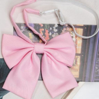 Solid Color Knot Free Student Uniform Tie Pin