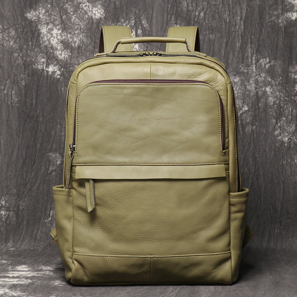 Retro-style New Arrival Mens Full-grain Leather Backpack