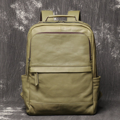 Retro-style New Arrival Mens Full-grain Leather Backpack