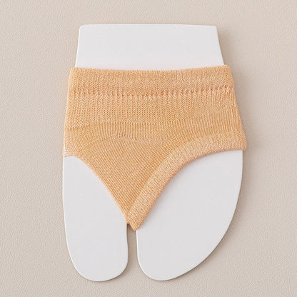 Womens Half-sock Forefoot Non-slip Invisible Flip-flops