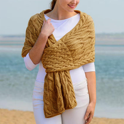 Fashionable Womens Knitted Shawl Scarf