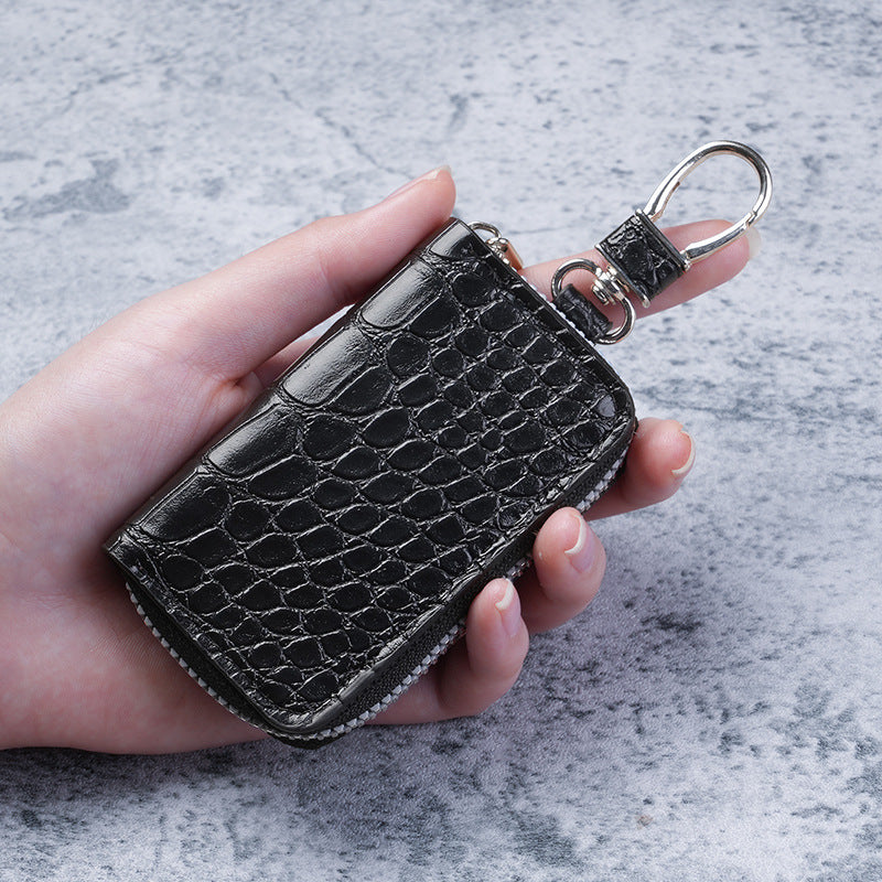 Unisex Zippered Car Key Case