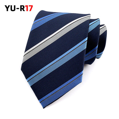 British Gentleman-style Striped Mens Tie For Suiting And Streetwear Coordination
