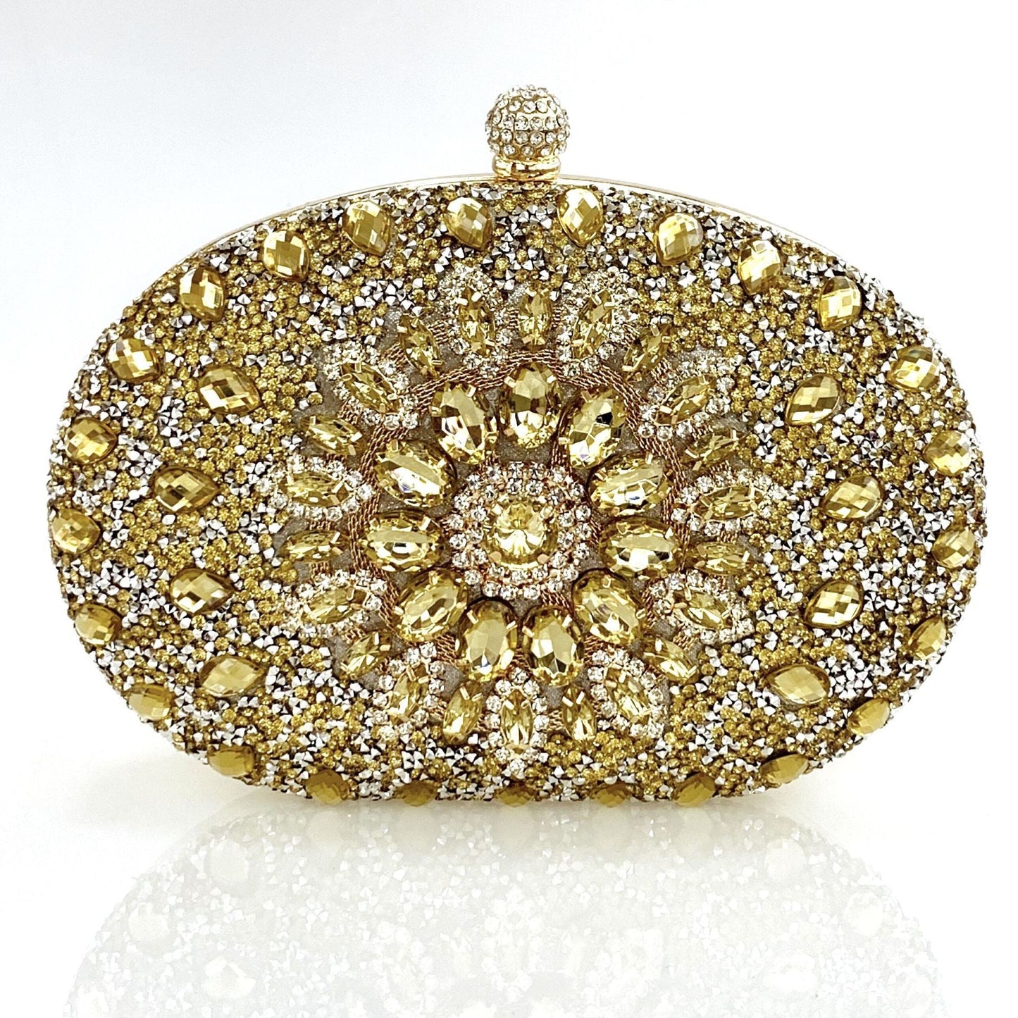 European And American Womens Evening Clutch Diamond-embellished Bag