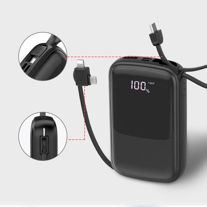 Portable Power Bank 10000mAh – Fast Charging Multi-Port USB Battery Pack