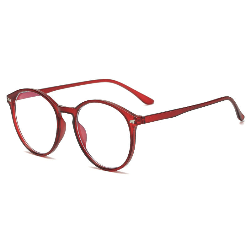 Round-frame Retro Blue-light-blocking Eyeglass Frame