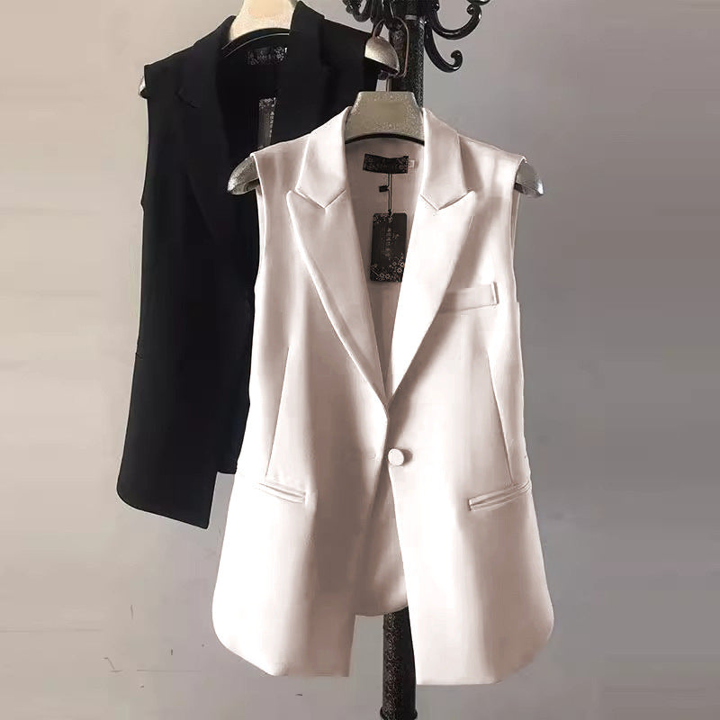 Korean-style Suit Vest Jacket For Women