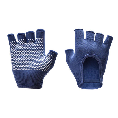 Non-slip Aerial Yoga Cotton Breathable Half-finger Gloves