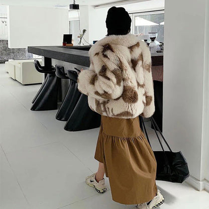Fall And Winter New Women's Clothing Fox Fur Short Coat