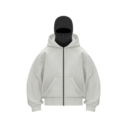 Men's And Women's Double-headed Zipper Hoodie