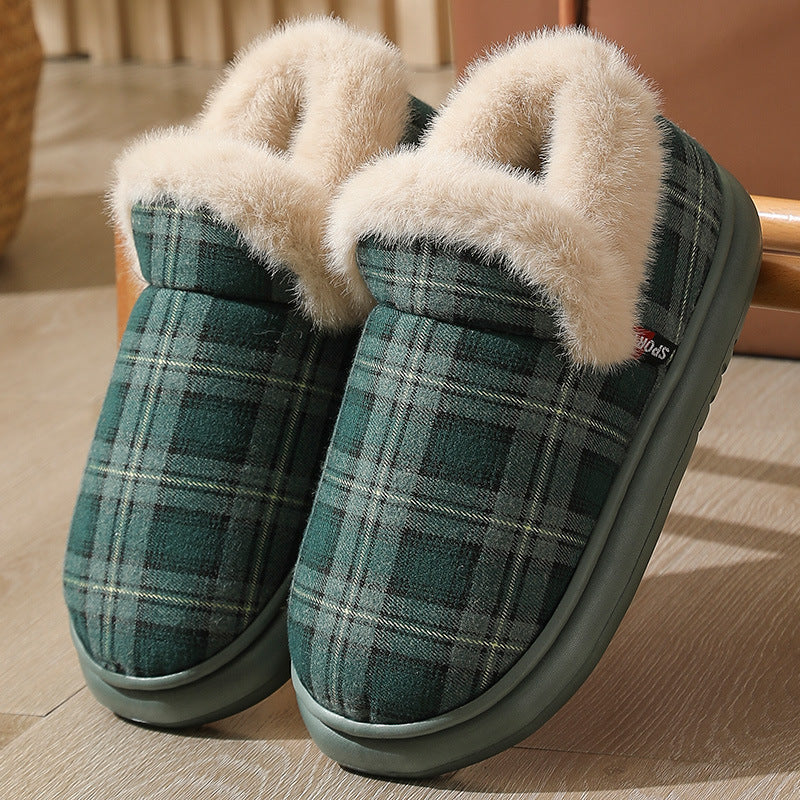 New Ankle Wrap Cotton Shoes Men And Women