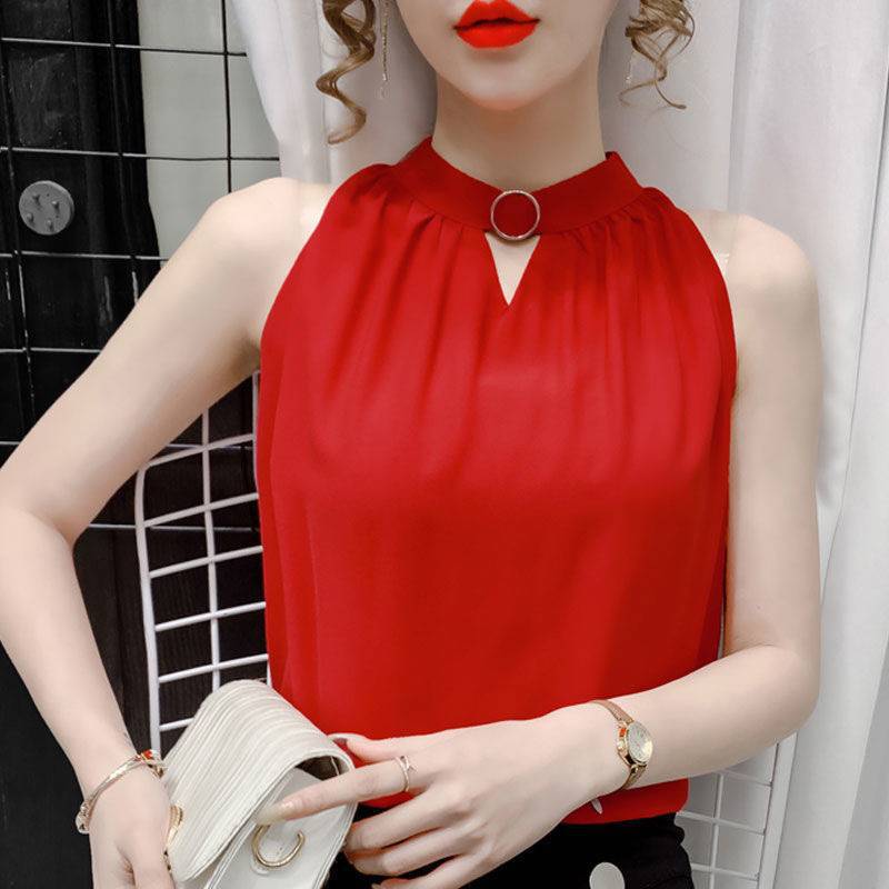 Halter Spaghetti Straps Vest Women's Top
