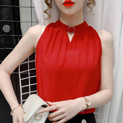 Halter Spaghetti Straps Vest Women's Top